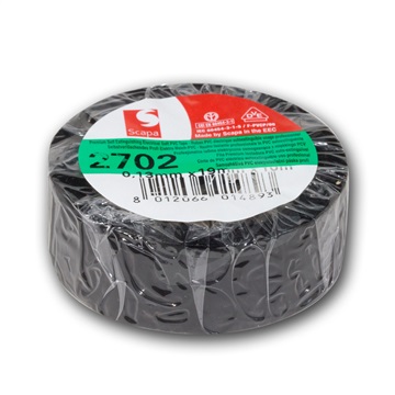 Páska izolační PVC 19mm x 0,13mm x10m černá samozhášivá