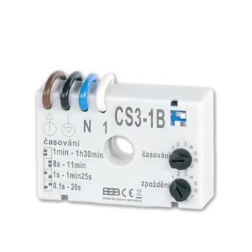 Spínač časový CS3-1B pod vypínač pro ventilátory s regulací