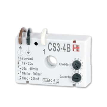 Spínač časový CS3- 4B pod vypínač pro ventilátory s regulací
