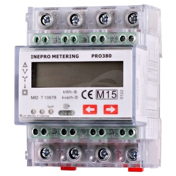 Elektroměr PRO380-Mb 0,25-100A M-Bus MID přímé měření (faktur.měř)