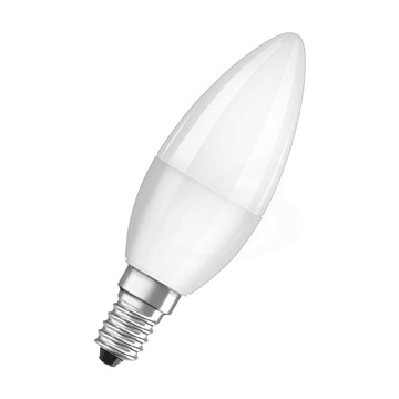 LED žárovka E14 5,0W 4000K 470lm Value B-svíčka matná