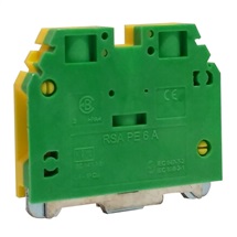 Svorka řadová RSA 6 A PE zeleno-žlutá