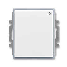 Element spínač tlačítkový s RF přijímačem 868MHz bílá/ledová šedá