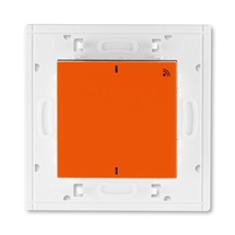 Levit vysílač RF jednonásobný, nástěnný, oranžová/kouřová černá