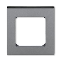 Levit rámeček 1-násobný ocelová/kouřová černá