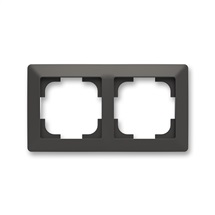 Zoni rámeček 2-násobný matná černá/bílá
