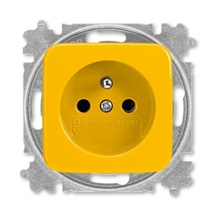 Reflex SI zásuvka 1-násobná žlutá