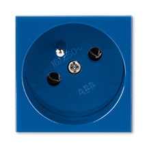 Profil 45 zásuvka 1-násobná modrá (RAL 5005)
