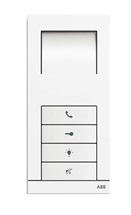 Telefon domovní, hands-free (ABB-Welcome Midi) studio bílá matná