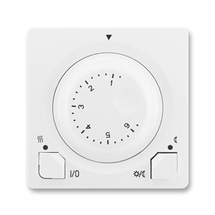 Swing L termostat otočný (ovládací jed.) jasně bílá