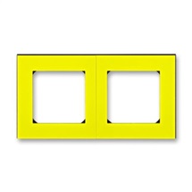 Levit rámeček 2-násobný žlutá/kouřová černá