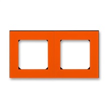 Levit rámeček 2-násobný oranžová/kouřová černá