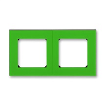 Levit rámeček 2-násobný zelená/kouřová černá