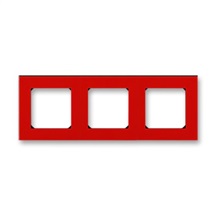 Levit rámeček 3-násobný červená/kouřová černá