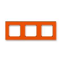 Levit rámeček 3-násobný oranžová/kouřová černá