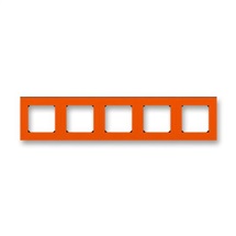 Levit rámeček 5-násobný oranžová/kouřová černá