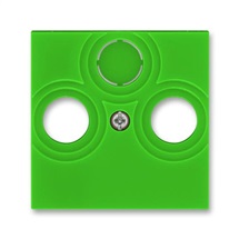 Levit kryt zásuvky TV+R(+SAT) zelená