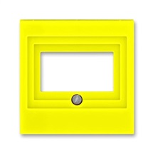Levit kryt zásuvky komunikační přímé (HDMI, USB, VGA) žlutá