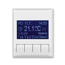 Element termostat programovatelný (ovládací jednotka) bílá/ledová bílá