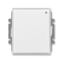 Element spínač tlačítkový s RF přijímačem 868MHz bílá/ledová bílá