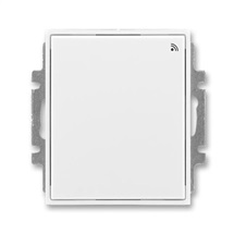 Element spínač tlačítkový s RF přijímačem 868MHz bílá/bílá