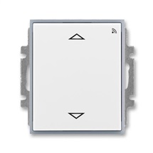Element spínač žaluziový tlačítkový s RF přijímačem bílá/ledová šedá