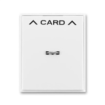 Element kryt spínače kartového bílá/bílá