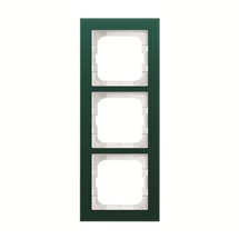 Busch-axcent rámeček 3-násobný zelené sklo