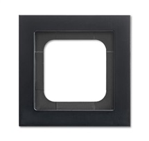 Busch-axcent rámeček 1-násobný matná černá