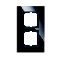 Solo carat rámeček 2-násobný vodorovný/svislý černé sklo