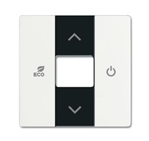 Kryt pro termostat prostorový (ABB-free@home) mechová bílá