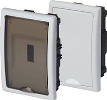 Rozvodnice pod omítku 4M průhledné dveře (1 řada) IP40 RZG-Z bílá