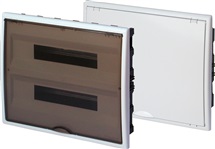 Rozvodnice pod omítku 40M průhledné dveře (2 řady) IP40 RZG-Z bílá