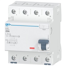 Chránič proudový 4p  25A  30mA typ AC LFE