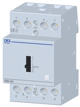 Stykač instalační 63A 230V~ RSI-63-40-A230-M 4xNO s manuálním ovládán