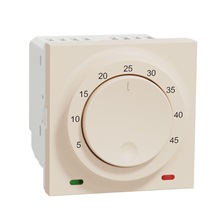 Unica termostat prostorový otočný 2-modulový Béžový