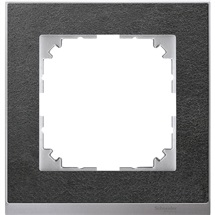 M-Pure Decor rámeček 1-násobný Slate/Aluminium