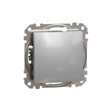 Sedna Design spínač 1 bezšroubový aluminium
