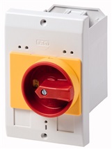 Kryt izolovaný E-PKZ0-GR IP55 vestavný červeno/žlutá rukojeť Eaton