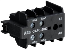 Pomocné kontakty CAF6-20K pro K6-, K(C)6, horní montáž