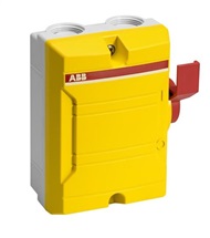 Odpínač centrální trojpólový typ BWS 316Y TPN žlutá-červená