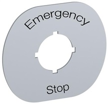Popisný štítek Emergency Stop