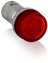 Signálka CL2-523R 230V AC Signálka s integrovanou LED diodou, červená