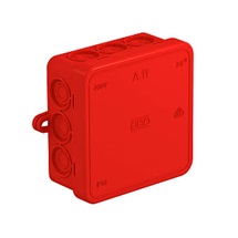Krabice odbočná A11 HF RO prázdná rudá IP54 11 kabelových