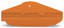 Bočnice koncová a vylamovací přepážka 1,1mm oranžová 282-366