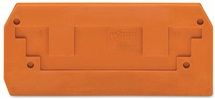 Bočnice koncová a separátor 2,5mm oranžová 284-328