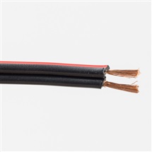Kabel CYH 2x0,5 V03VH-H černá/rudá (plochý flexibilní)