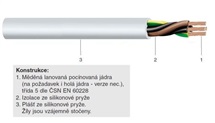 Kabel V05SS-F 3G1 (silikonový)
