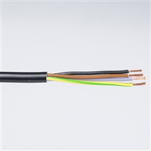 Kabel H05VV-F 4G0,75 černá