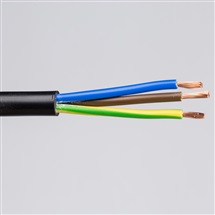 Kabel H05VV-F 3G2,5 černá /100m